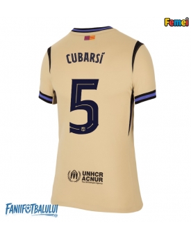 Barcelona Pau Cubarsi #5 Tricou Fotbal Replică 2025-26 Femei Deplasare